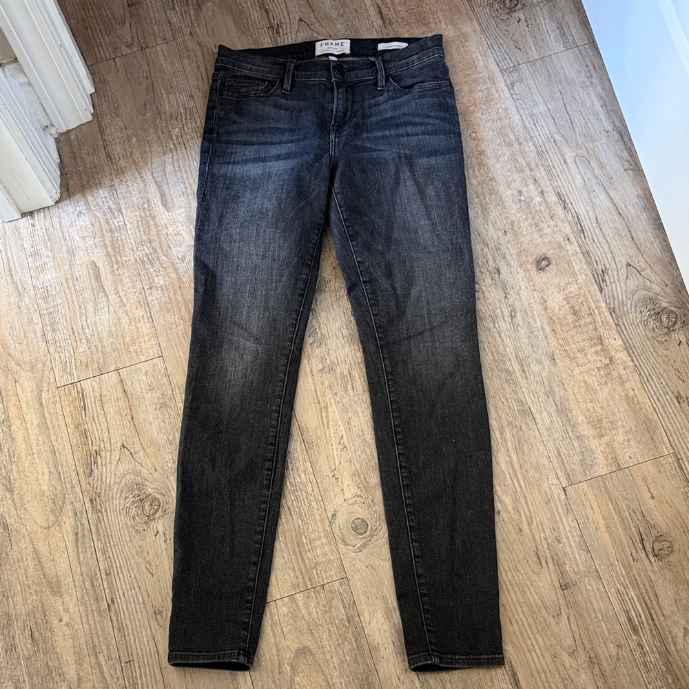 Frame Denim Dark Wash Women's Skinny Jeans